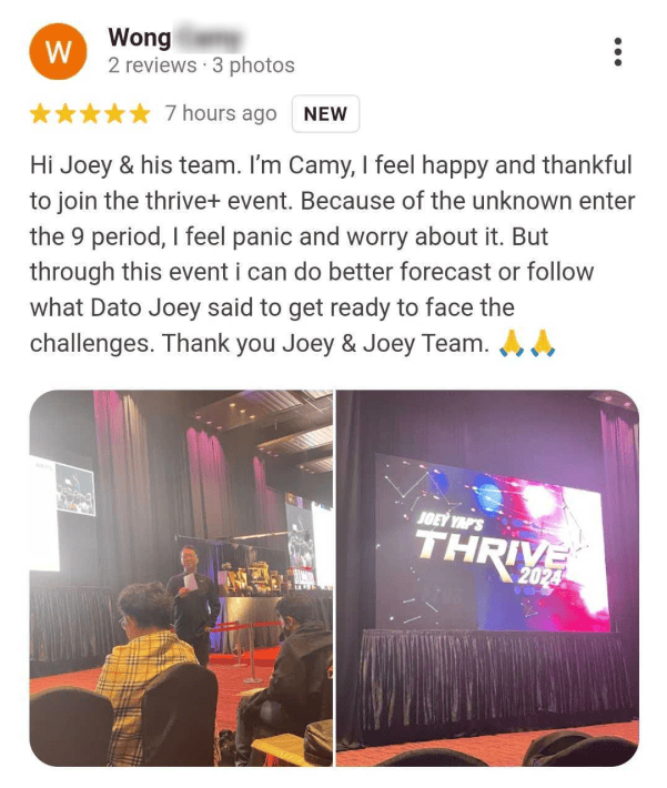 Joey Yap's Thrive 2024 Virtual Encore